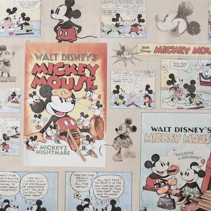 Mickey Vintage Episode Wallpaper 70-242 by Kids At Home