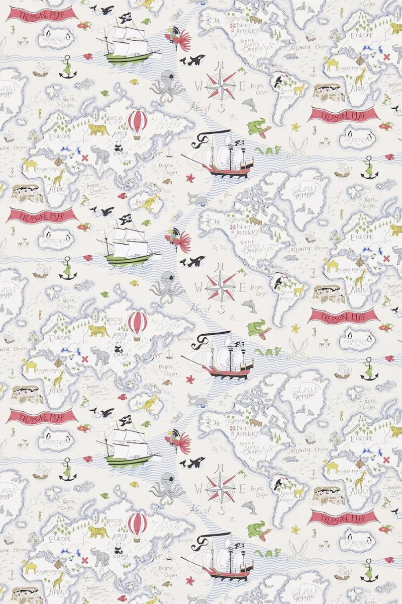 Treasure Map Wallpaper DLIT214040 by Sanderson