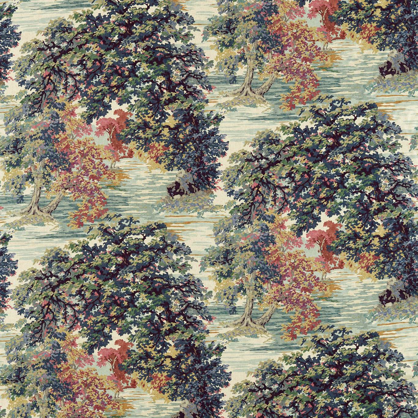 Ancient Canopy Forest Green Fabric By Sanderson