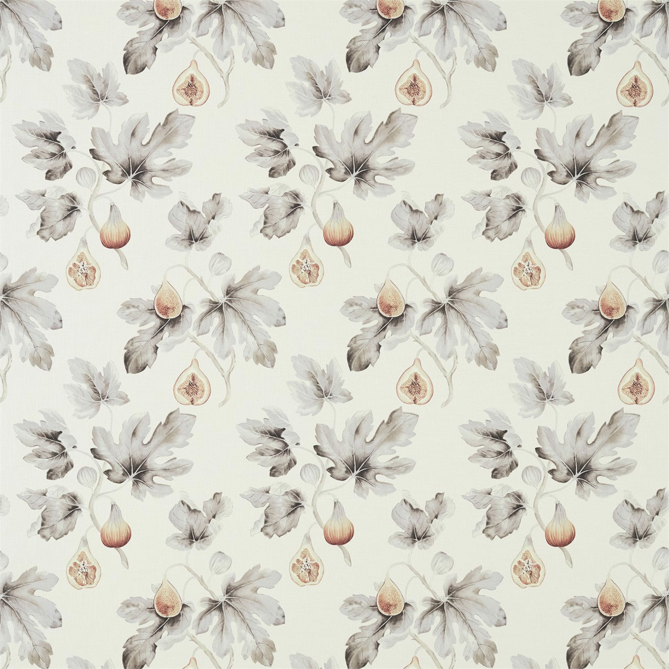 Fig Harvest Sepia/Grey Fabric By Sanderson