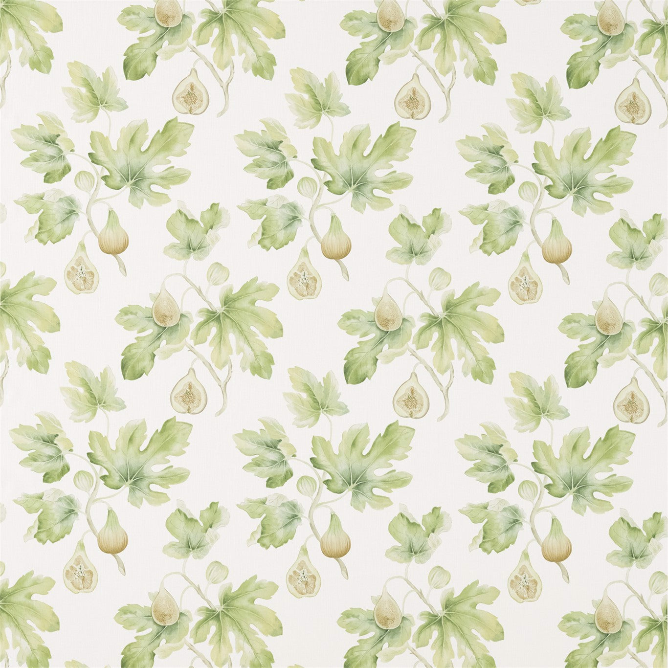 Fig Harvest Garden Green Fabric By Sanderson