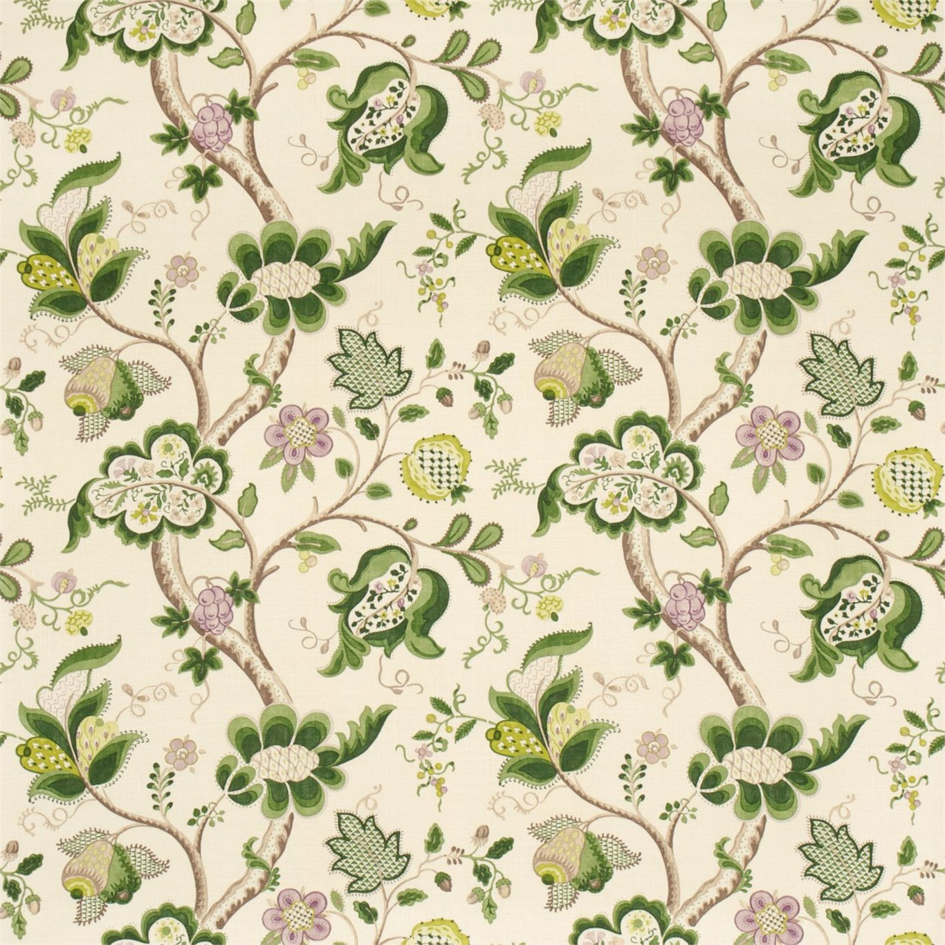 Roslyn Green Fabric By Sanderson