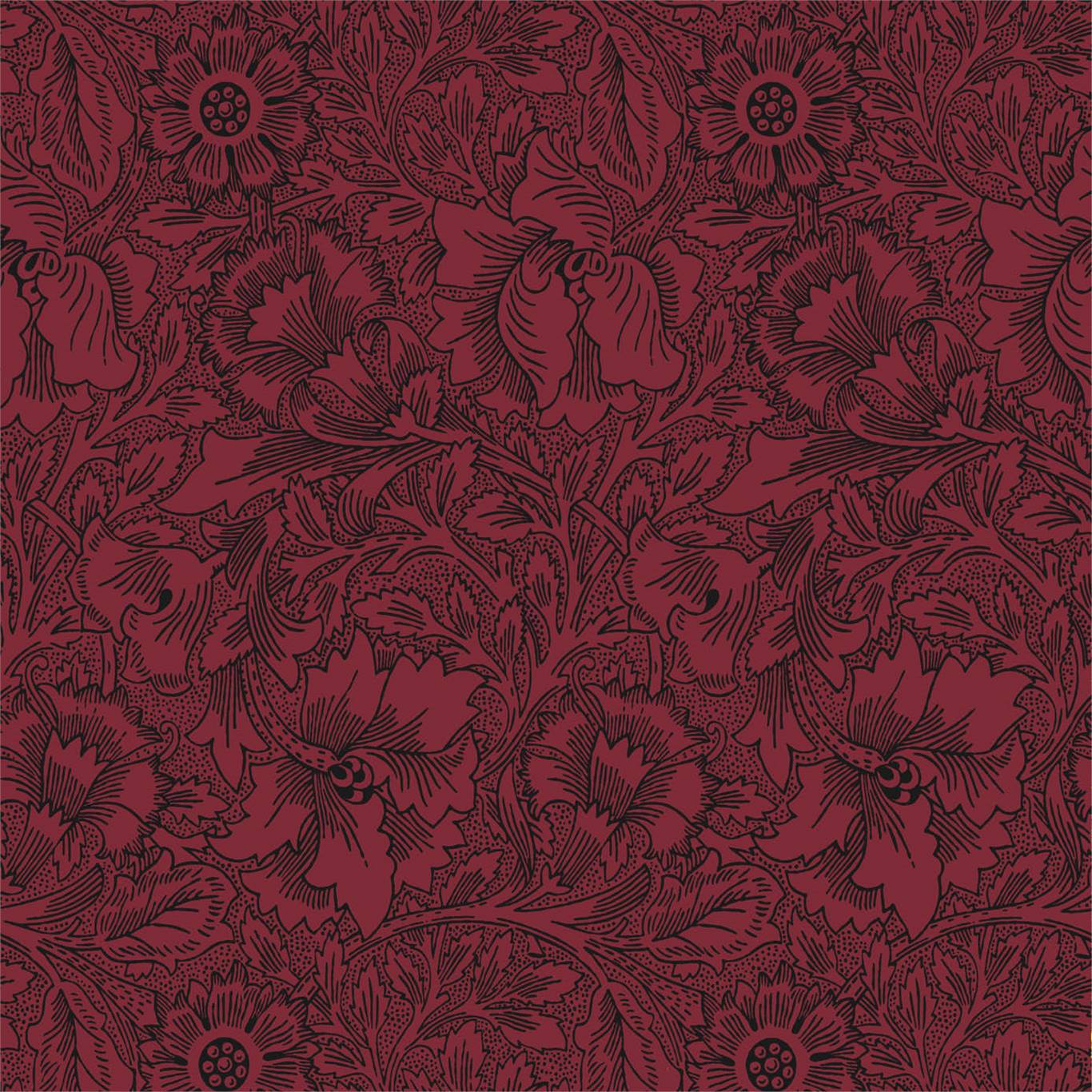 Poppy Wallpaper DBPW216956 by Morris & Co