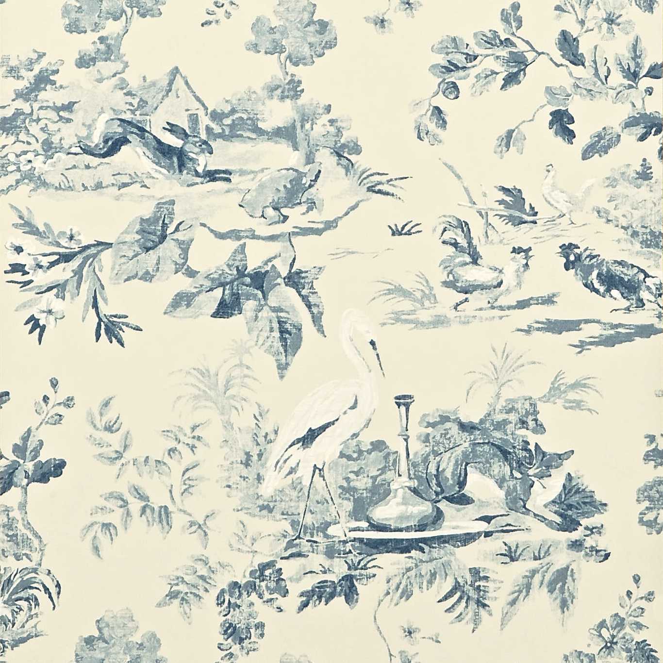 Aesops Fables Blue Wallpaper DCAVAE103 by Sanderson