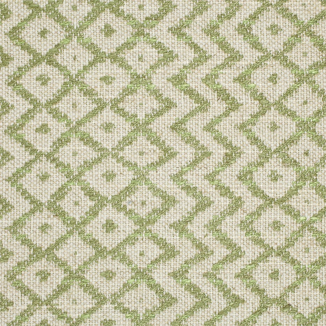 Cheslyn 232029 Olive/Cream Fabric By Sanderson