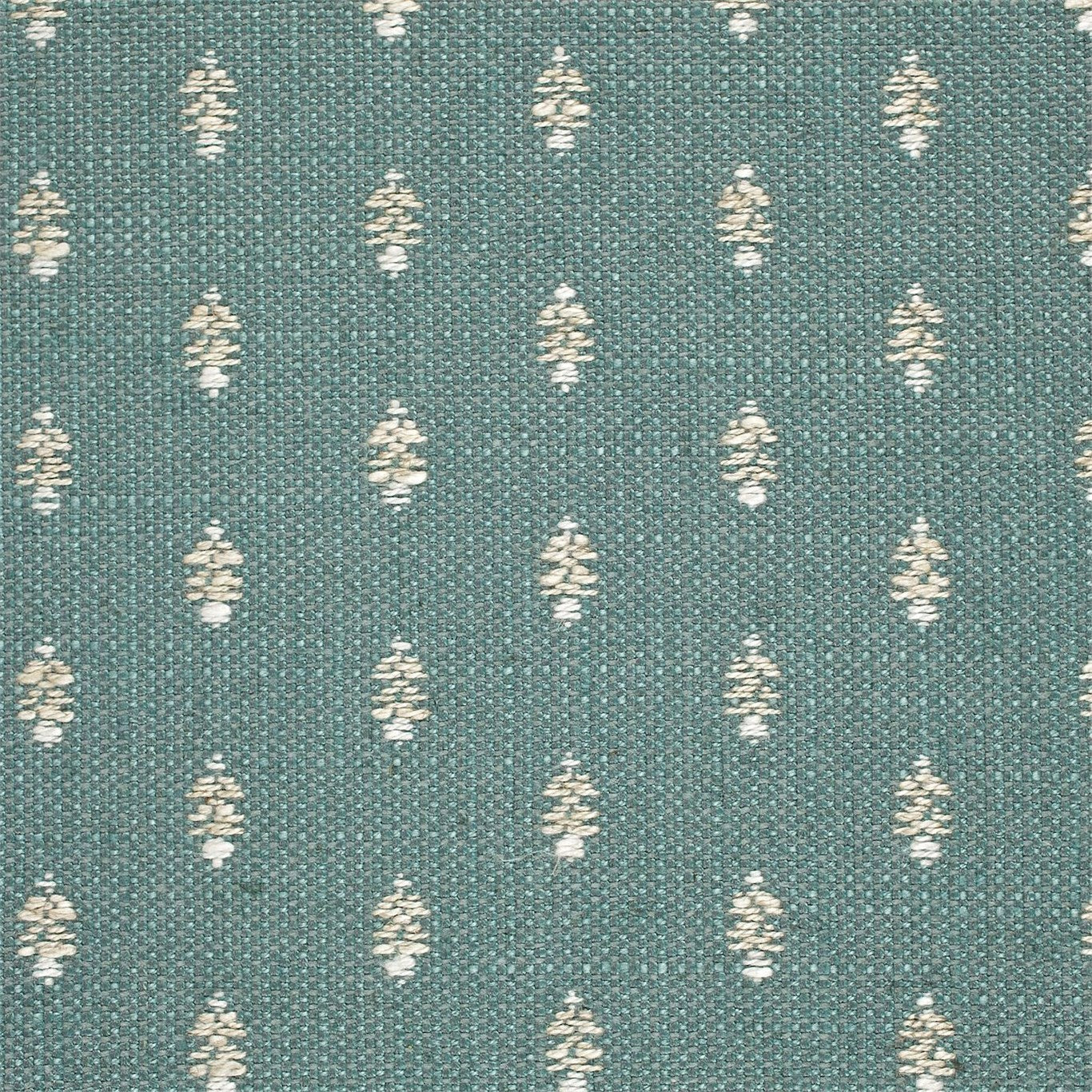 Lydham 232048 Aqua Fabric By Sanderson