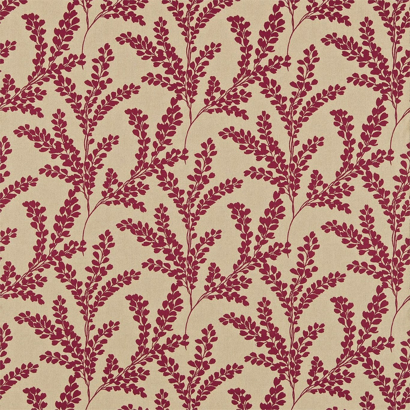 Clovelly 232052 Claret Fabric By Sanderson