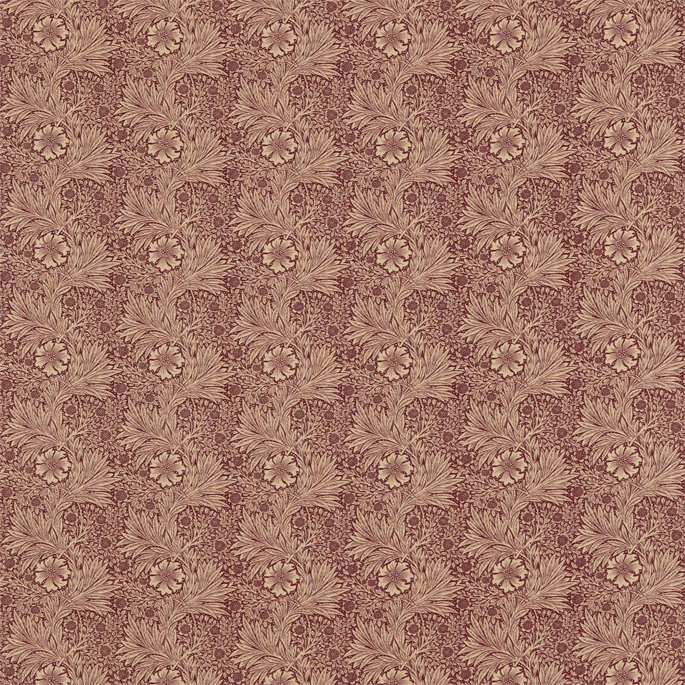 Marigold Brick/Manilla Fabric By Morris & Co