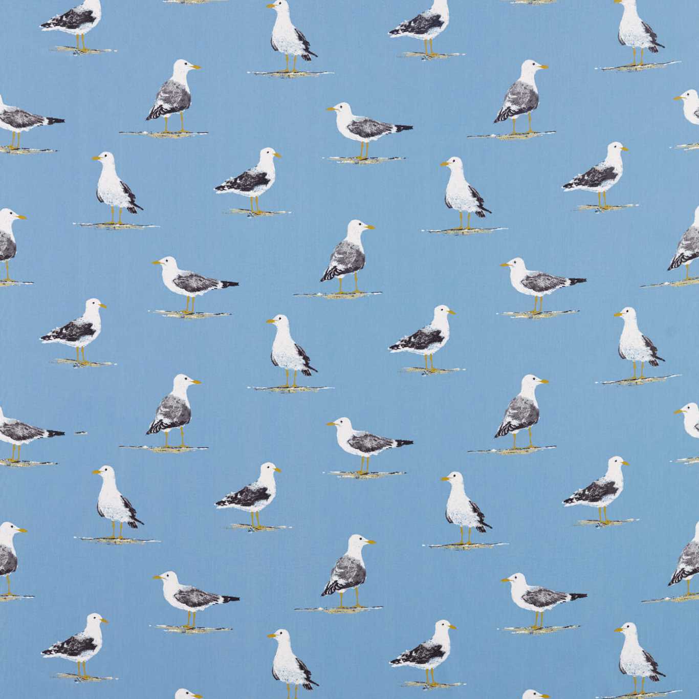 Shore Birds Marine Fabric By Sanderson