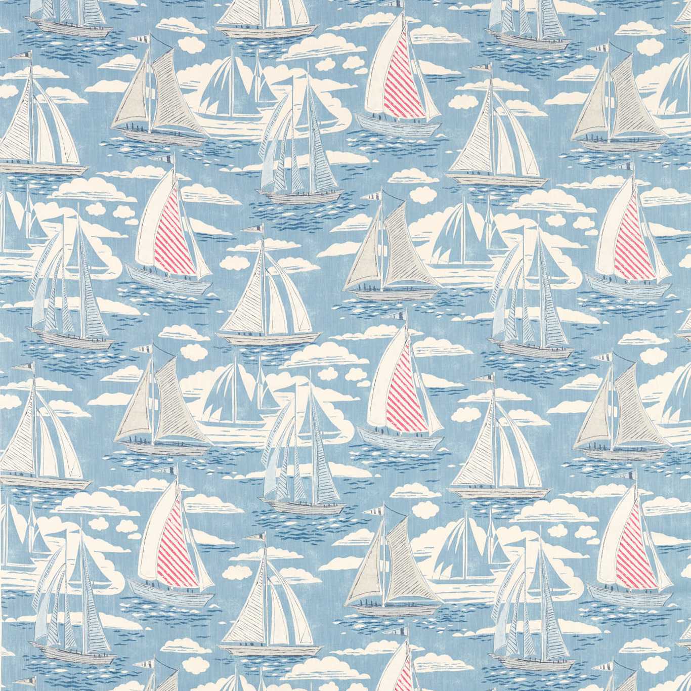 Sailor Nautical Fabric By Sanderson