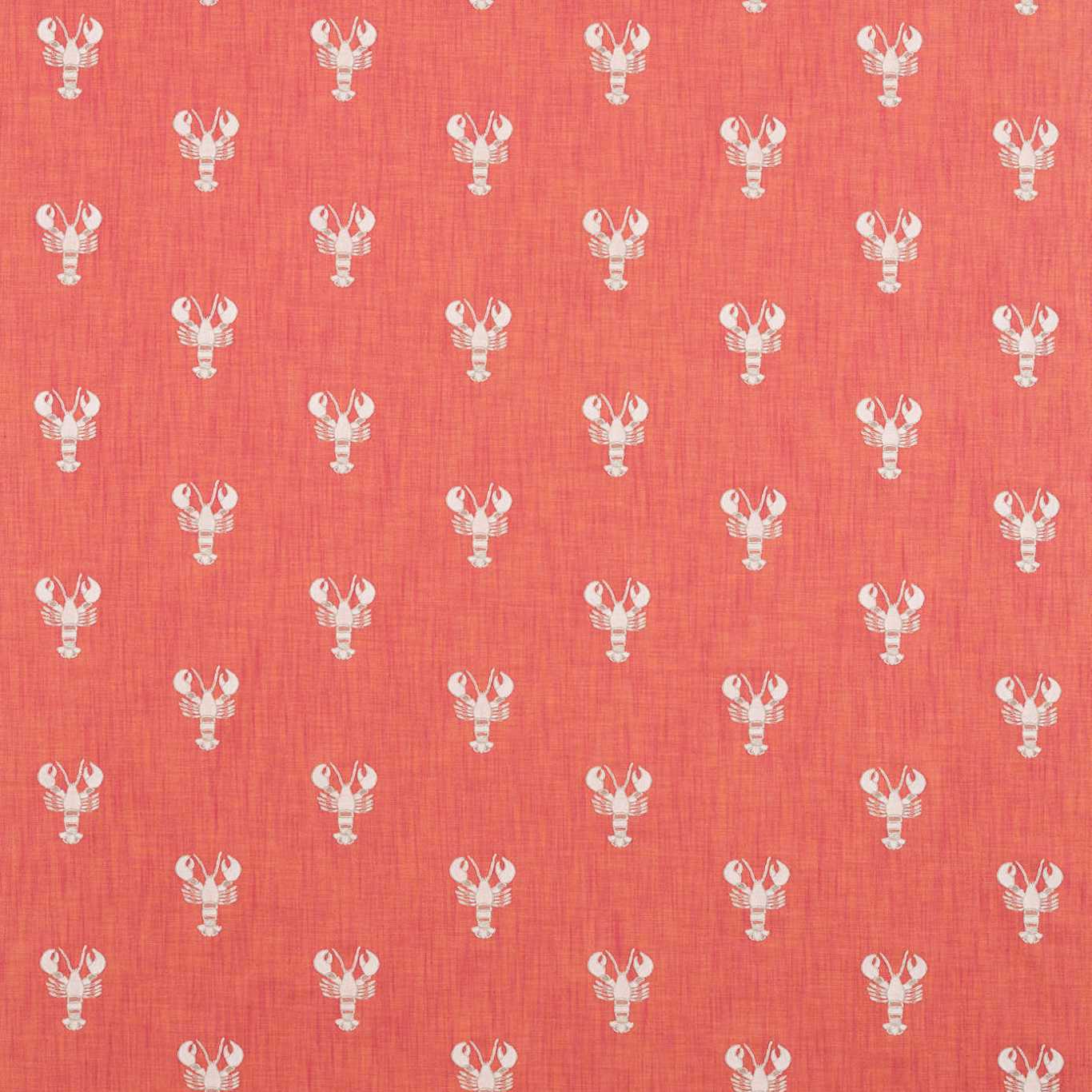 Cromer Embroidery Coral Fabric By Sanderson