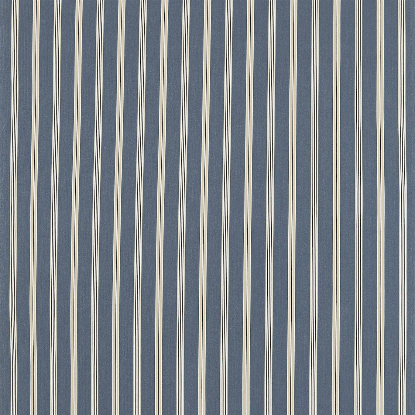 Brecon Indigo/Biscuit Fabric By Sanderson