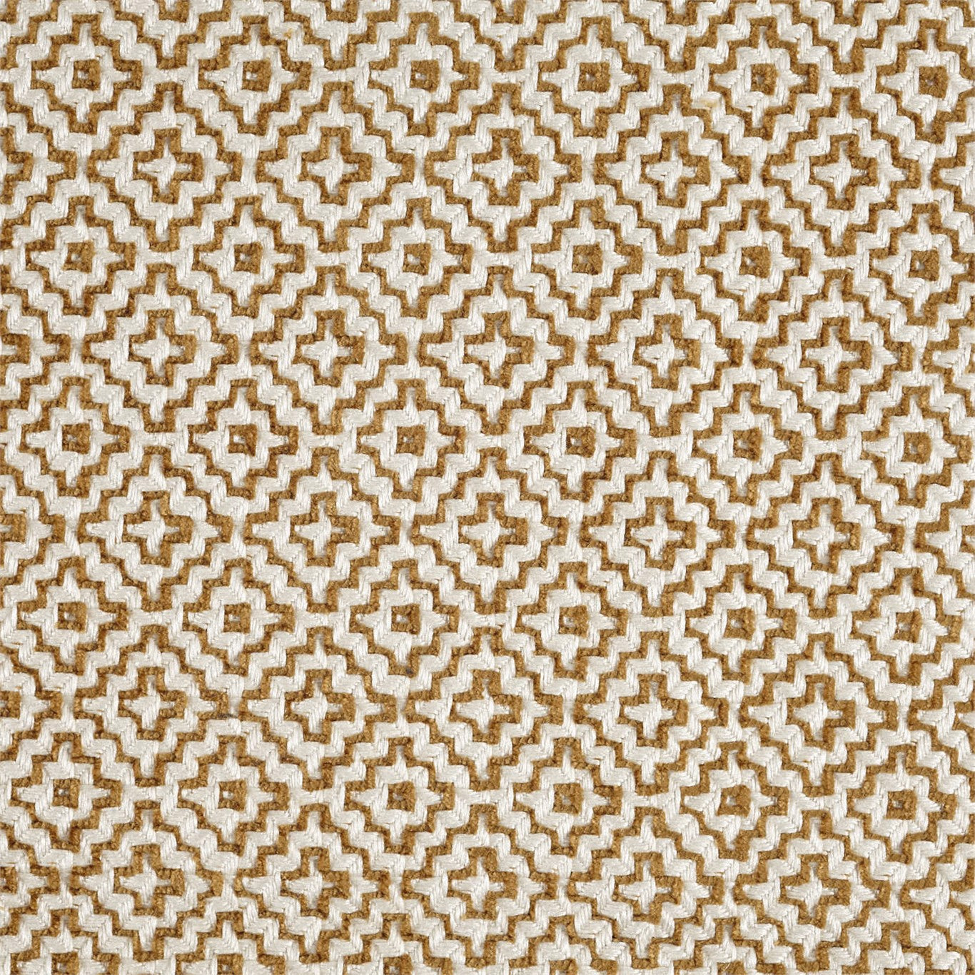 Linden Ochre Fabric By Sanderson