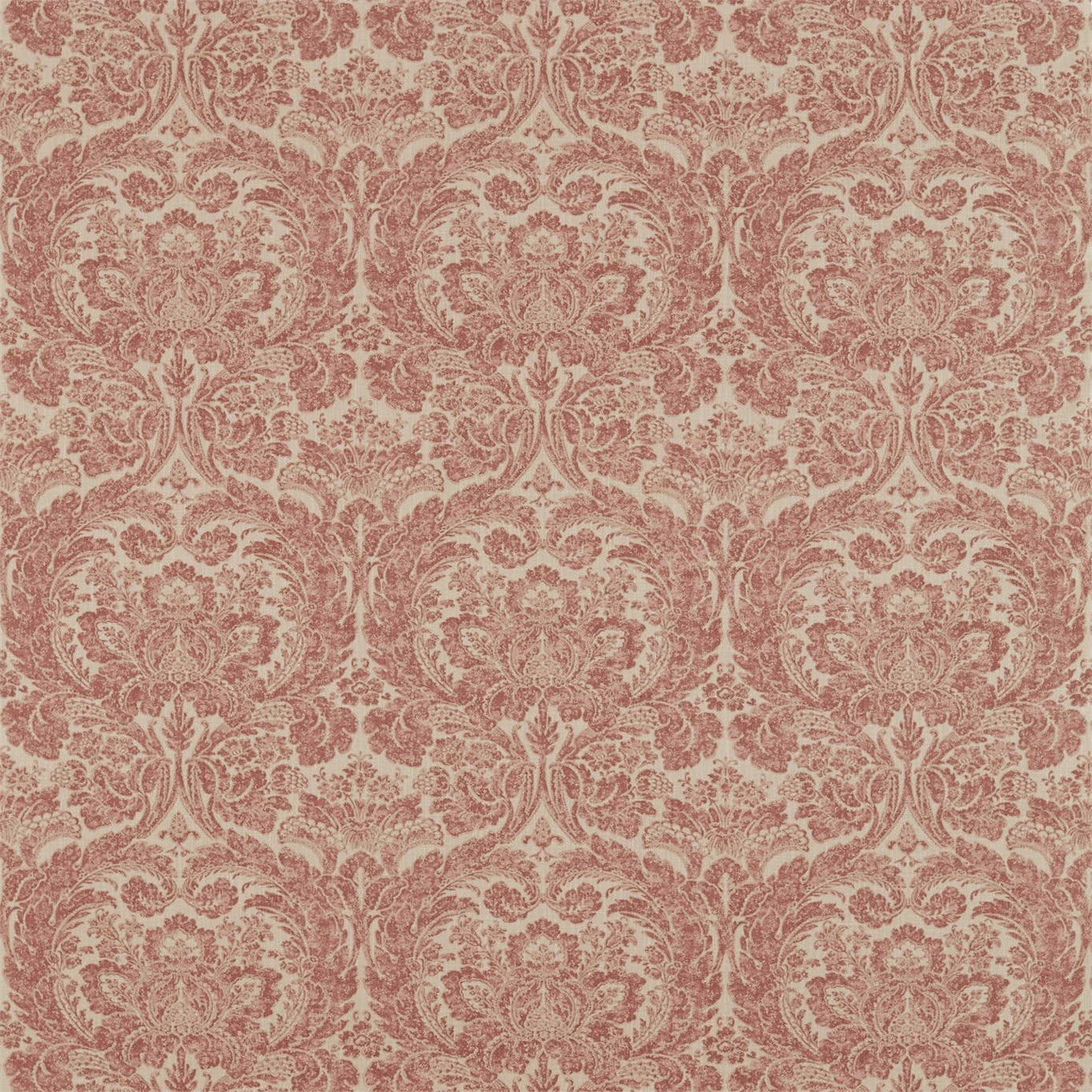 Courtney Amber/Linen Fabric By Sanderson