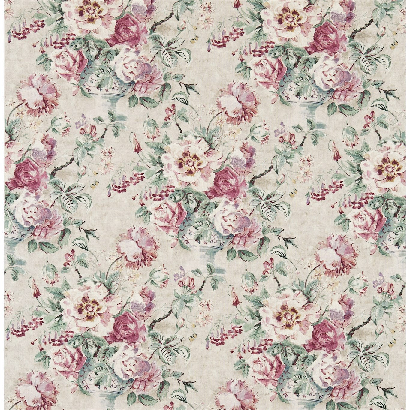 Giselle Dove/Pink Fabric By Sanderson