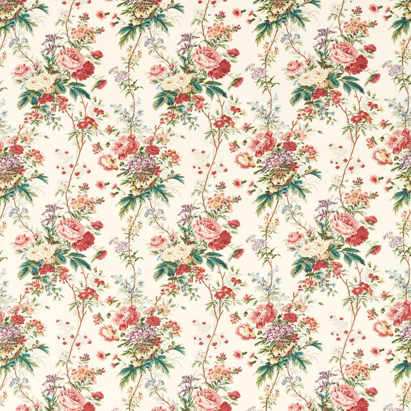 Lakeland Paradis Carmine Fabric By Sanderson