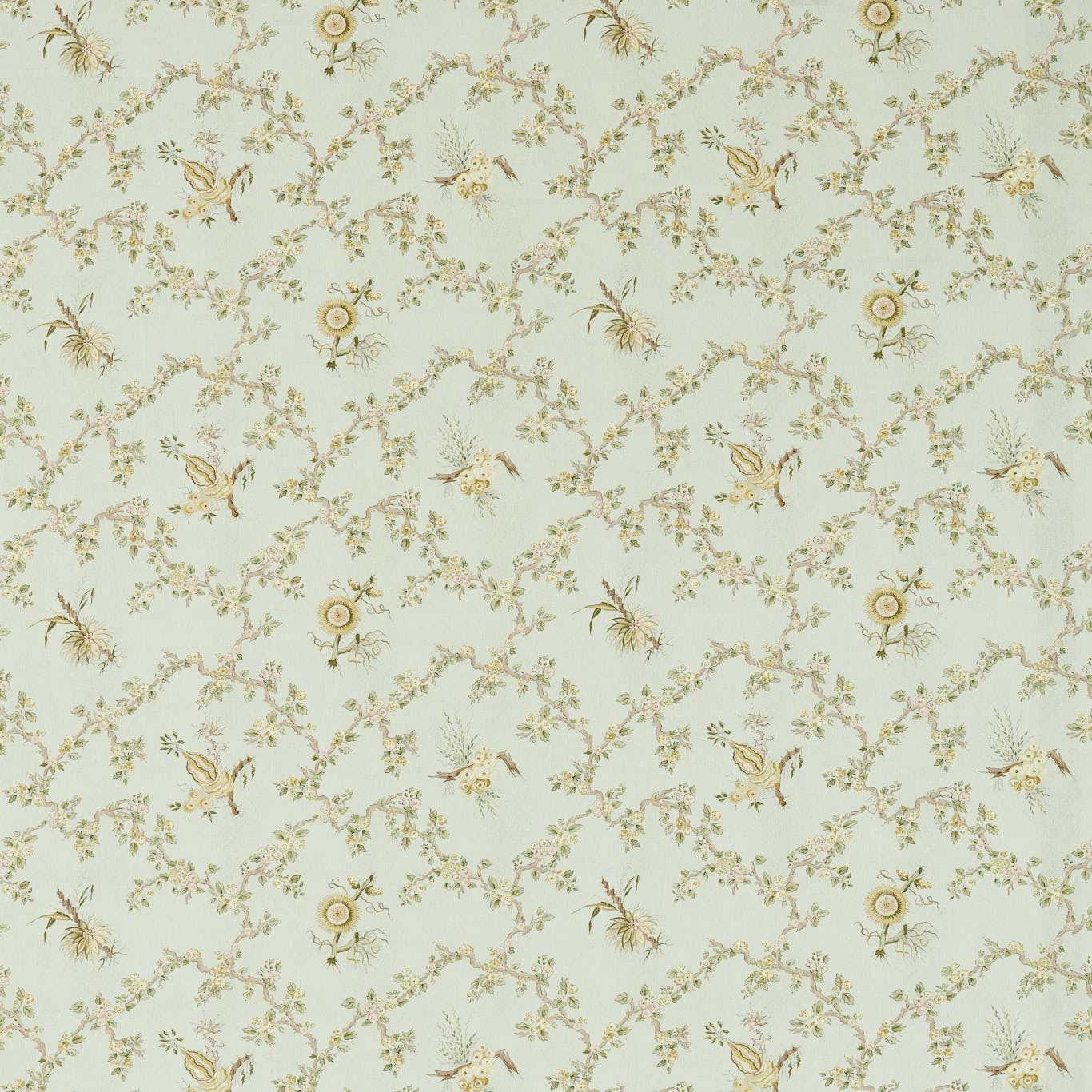 Trelliage Aphrodite/Blush Fabric By Sanderson