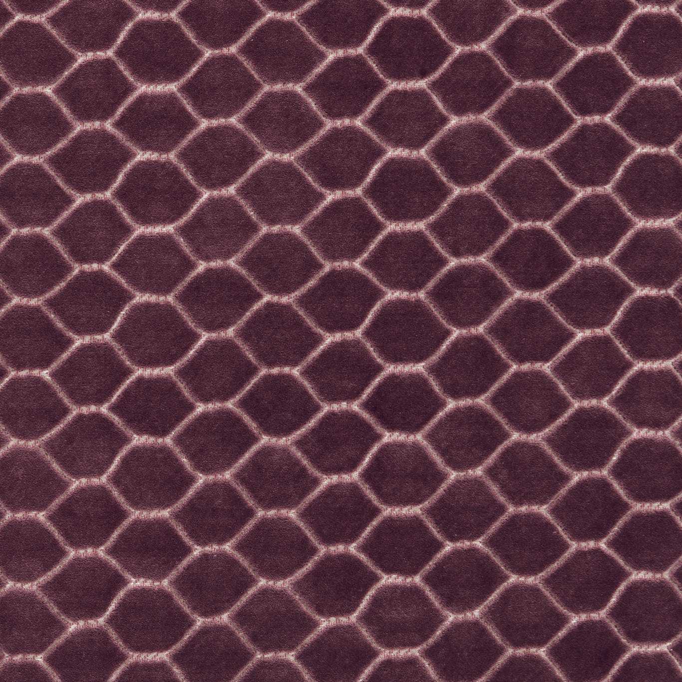 Faraday Velvet Plum Fabric By Sanderson