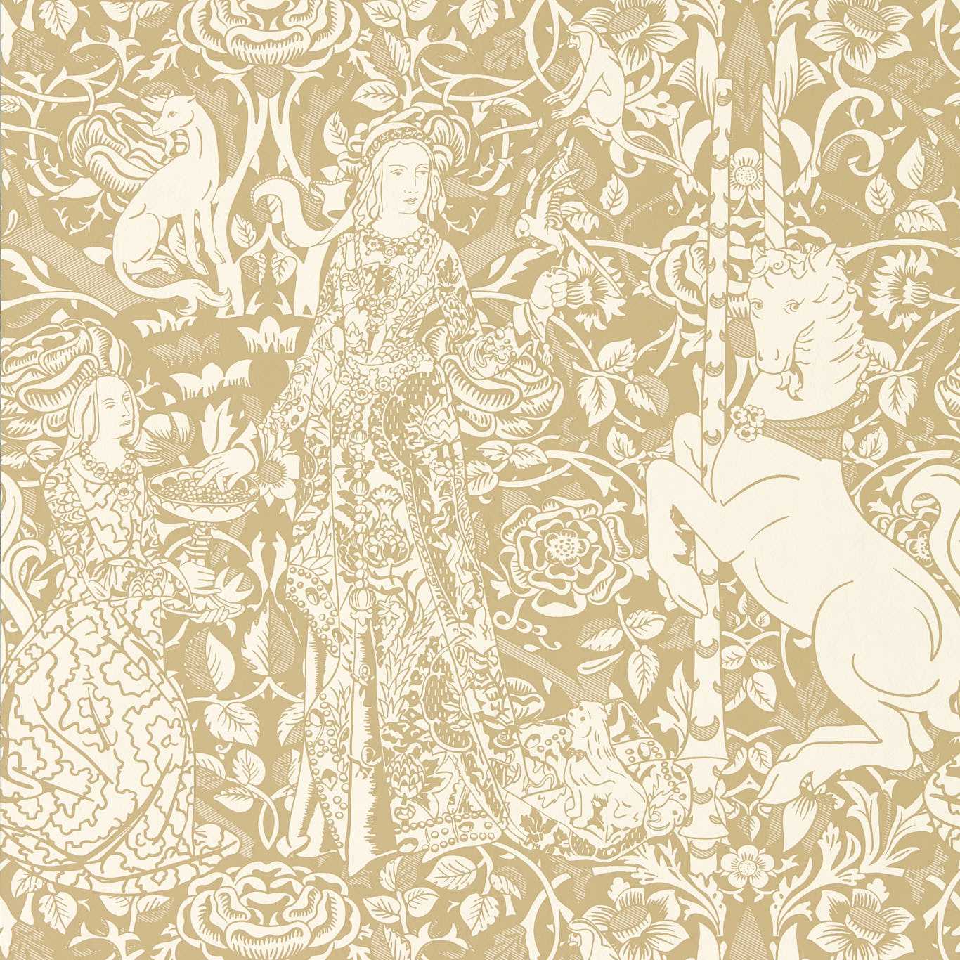 Aurelia`s Grail Bone/Alabaster Wallpaper DGDW217299 by Sanderson