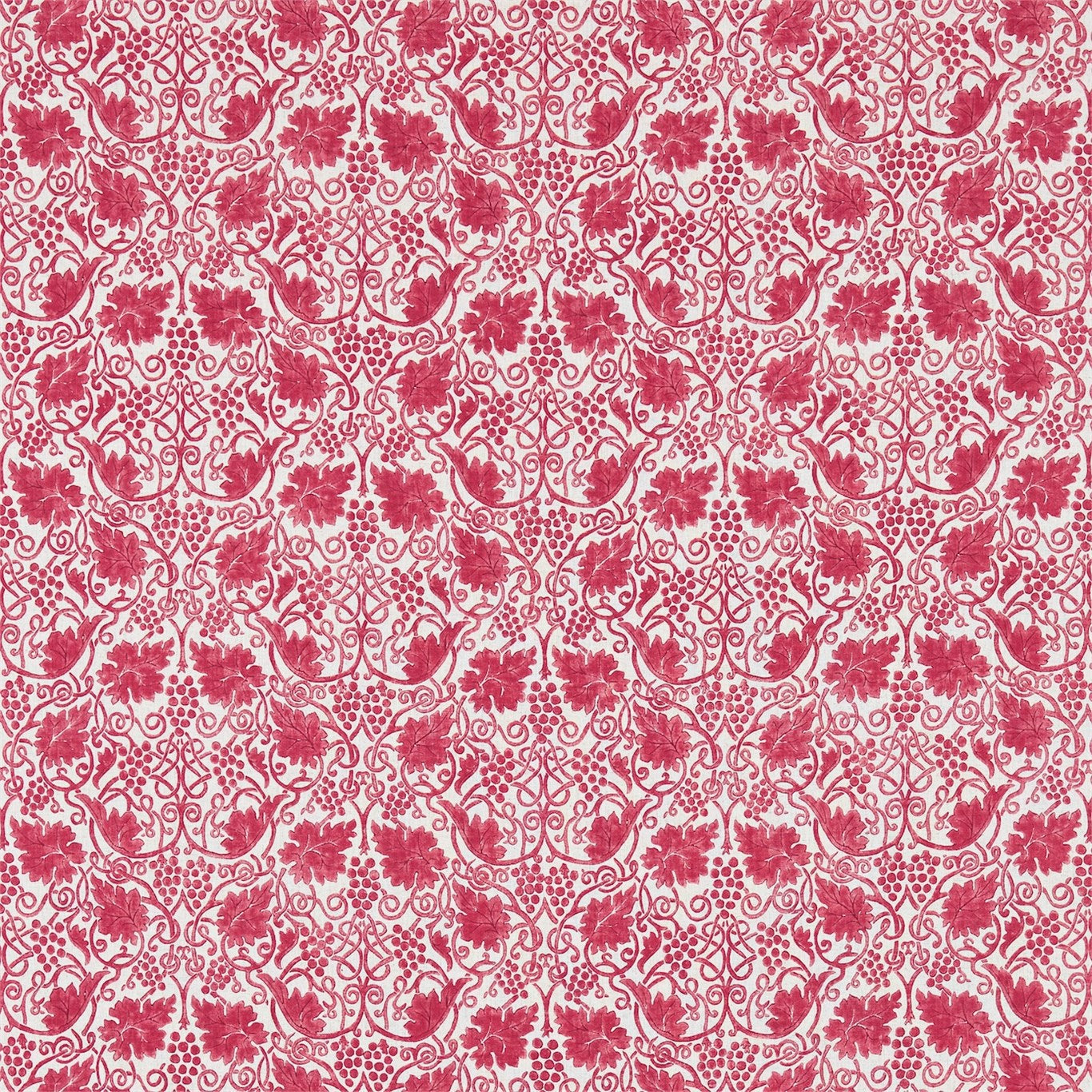 Grapevine Rose Fabric By Morris & Co