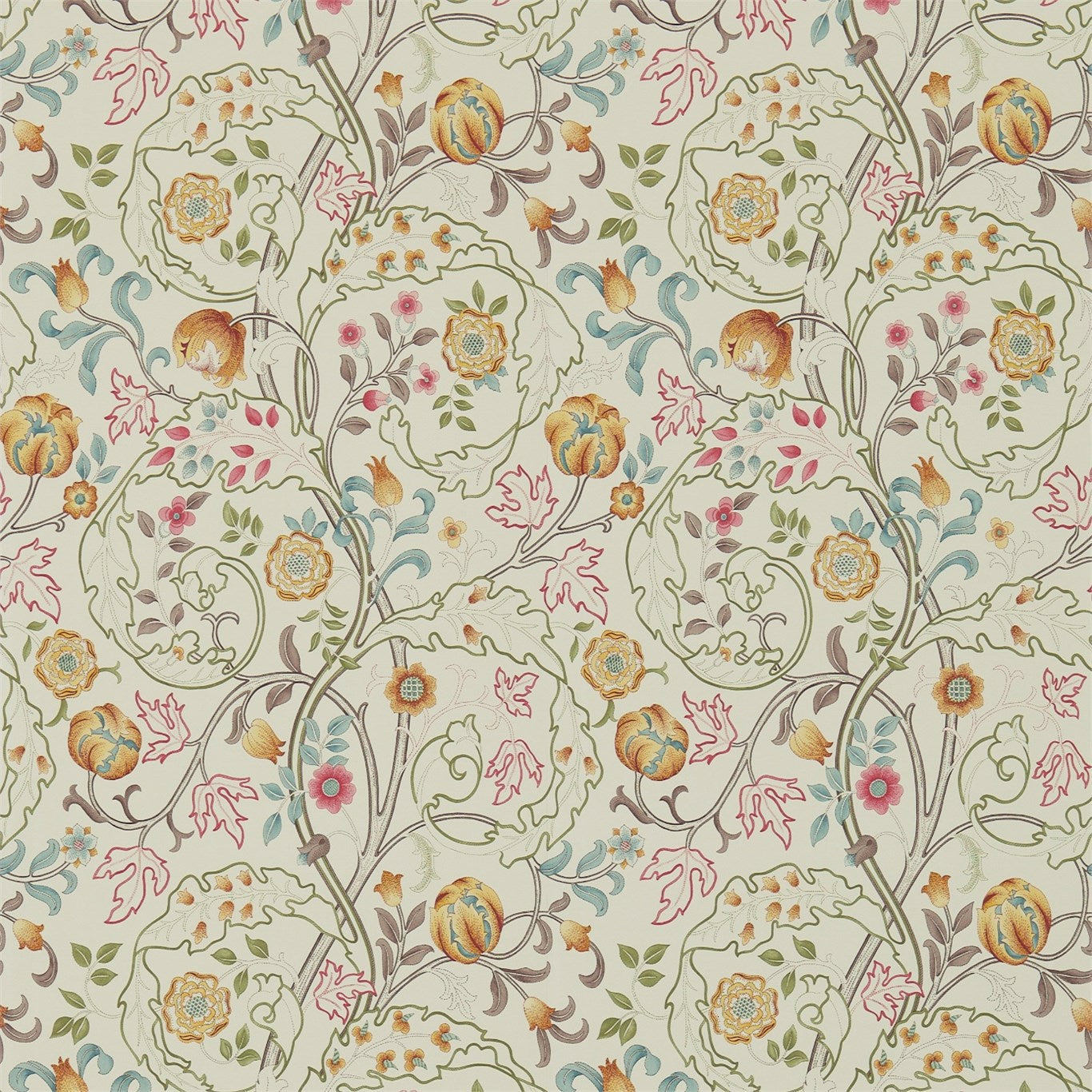 Morris & Co Mary Isobel Wallpaper DM3W214730 by Morris & Co