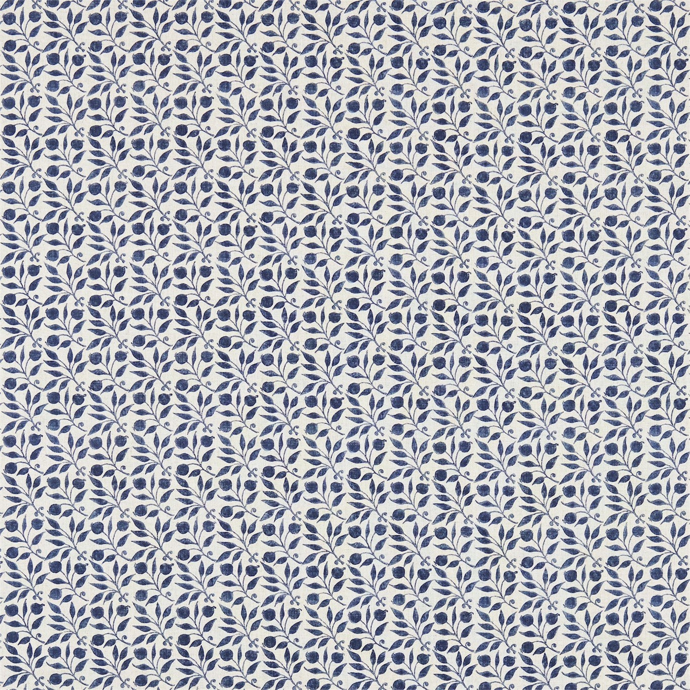 Rosehip Indigo Fabric By Morris & Co