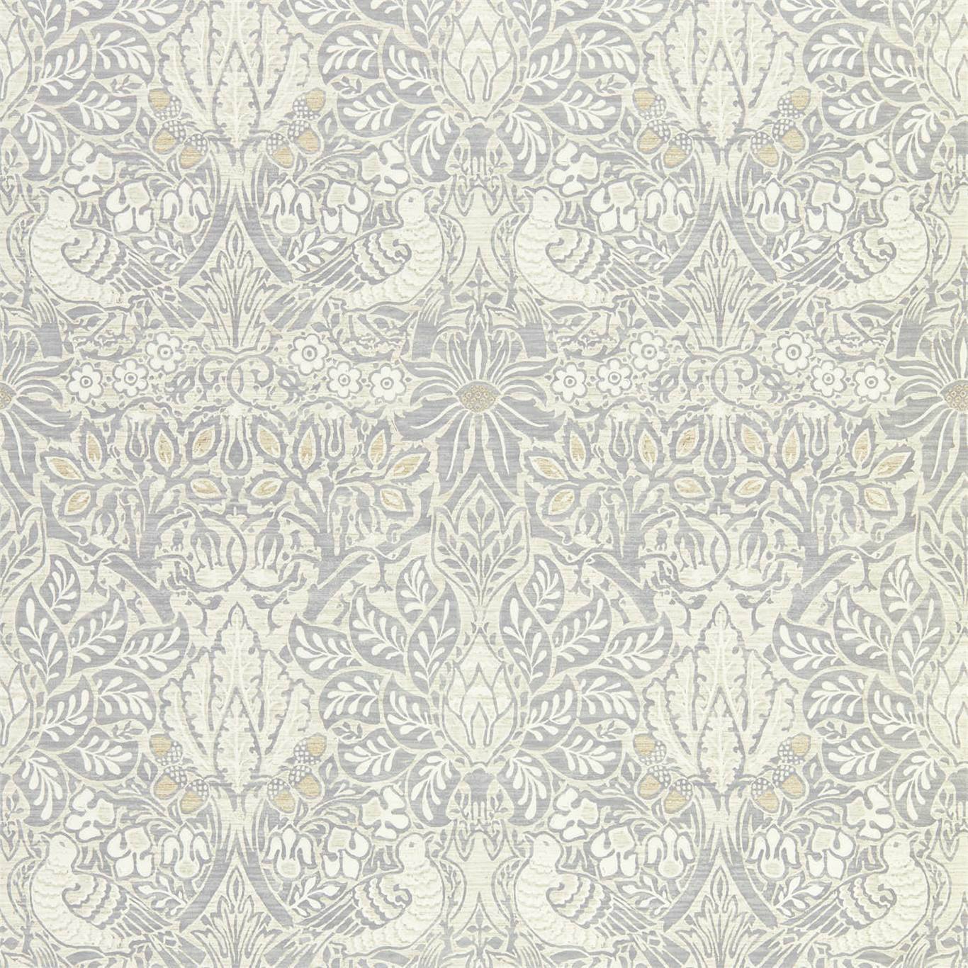 Pure Dove & Rose Cloud Grey Wallpaper DMPN216520 by Morris & Co