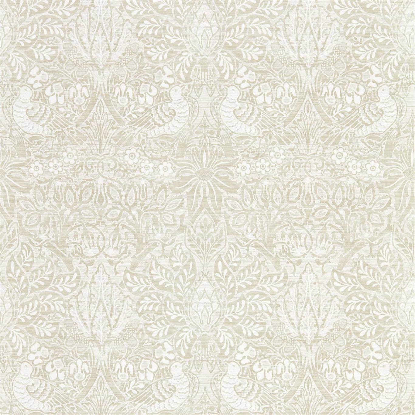 Pure Dove & Rose White Clover Wallpaper DMPN216521 by Morris & Co