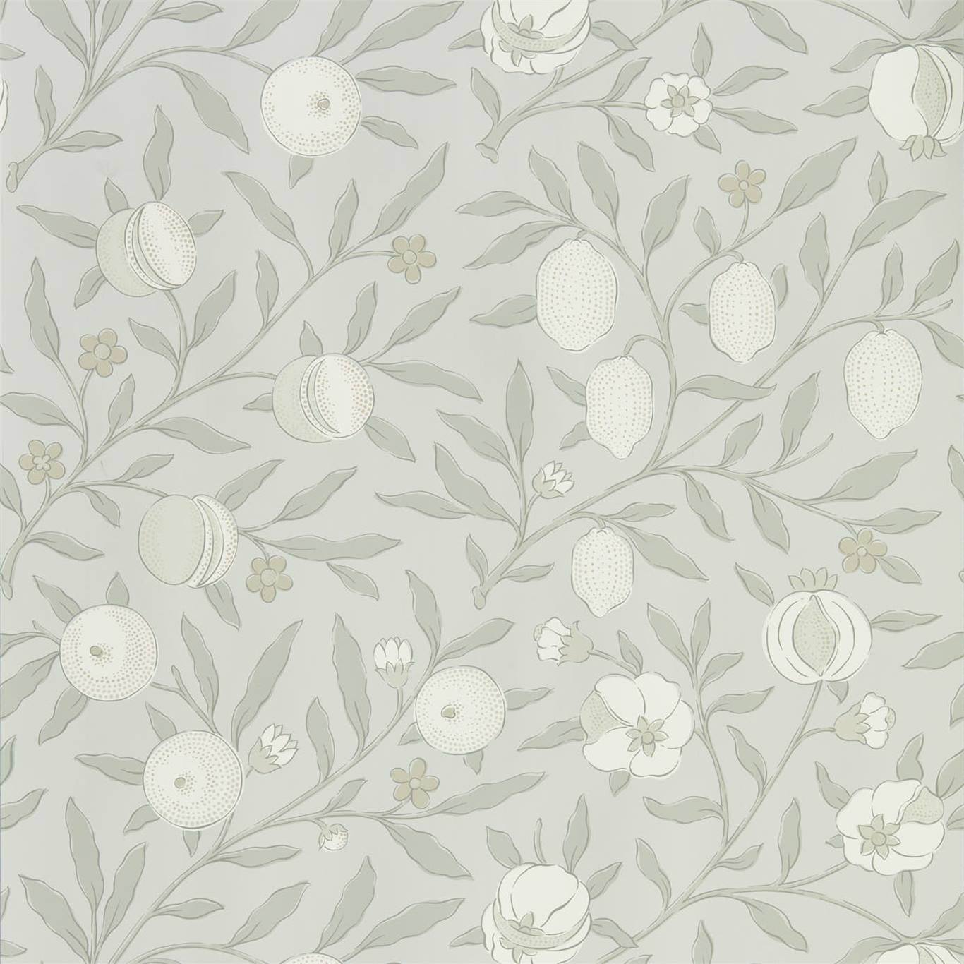 Pure Fruit Grey Blue Wallpaper DMPN216540 by Morris & Co