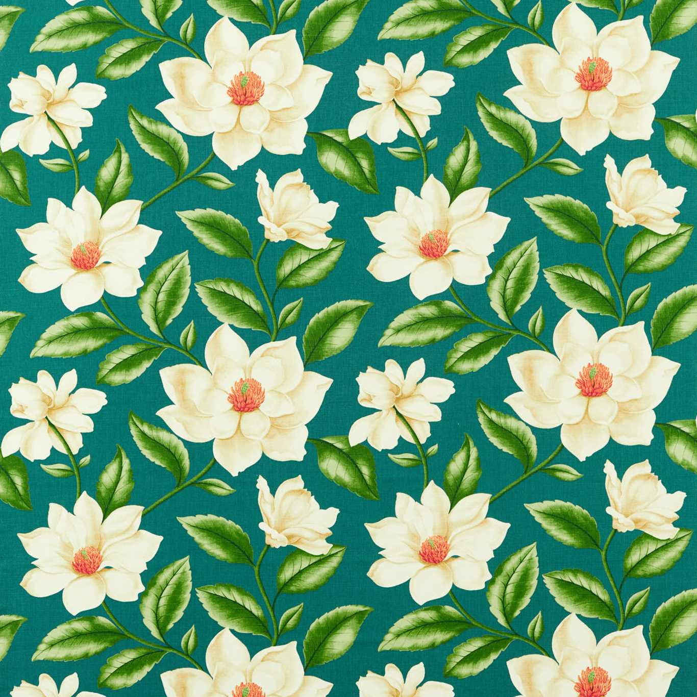 Grandiflora Emerald Fabric By Sanderson