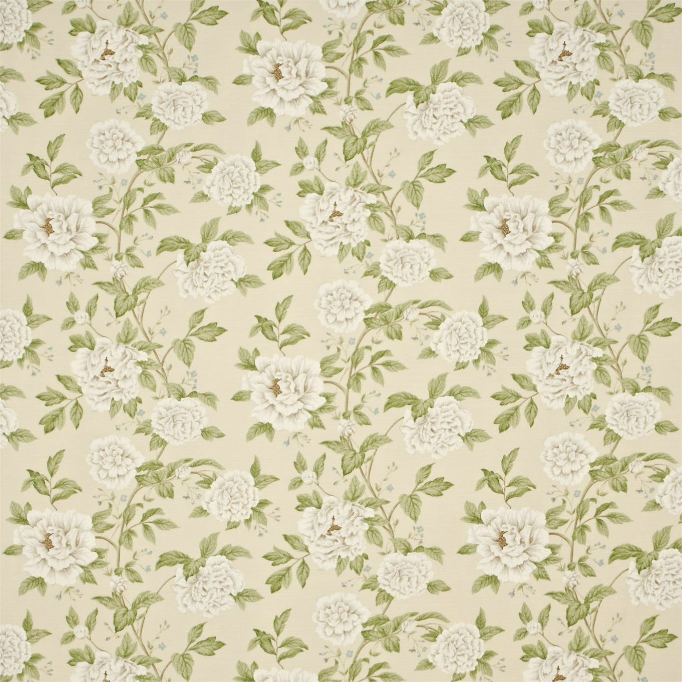 Peony Tree neutral/duckegg Dpempt202 Fabric By Sanderson