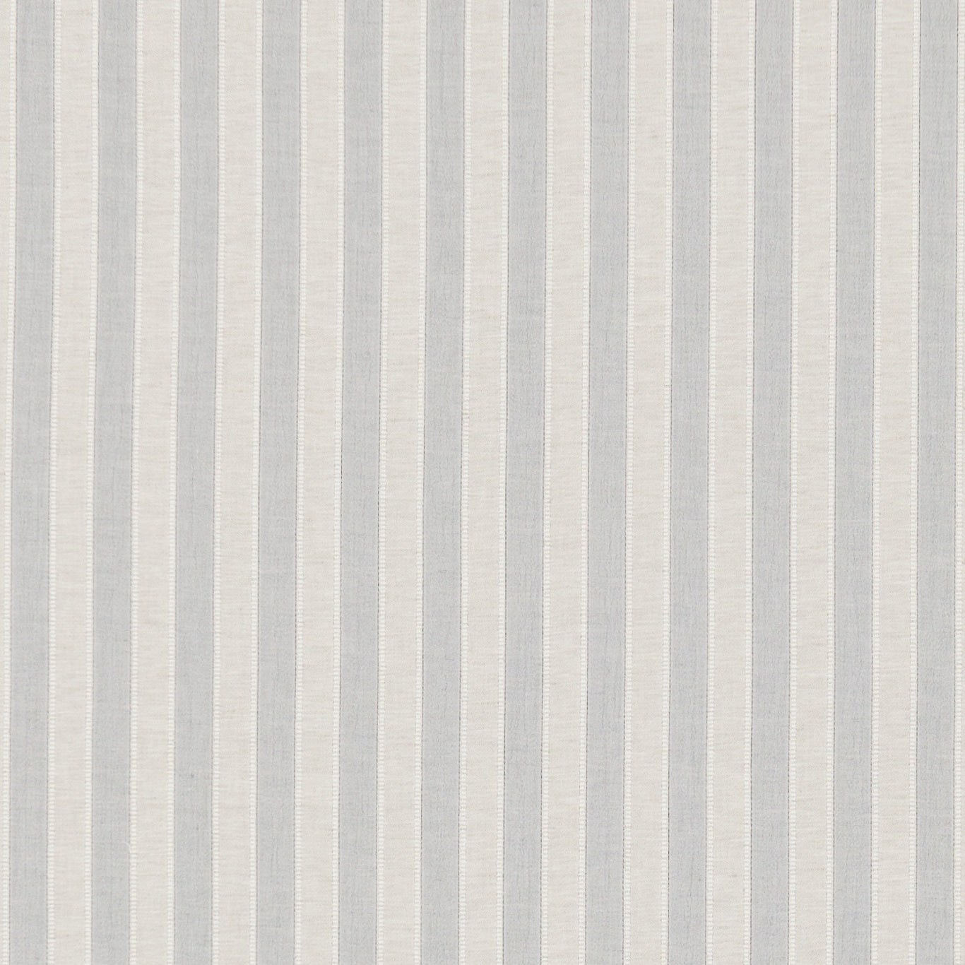 Sorilla Stripe Silver/Linen Fabric By Sanderson