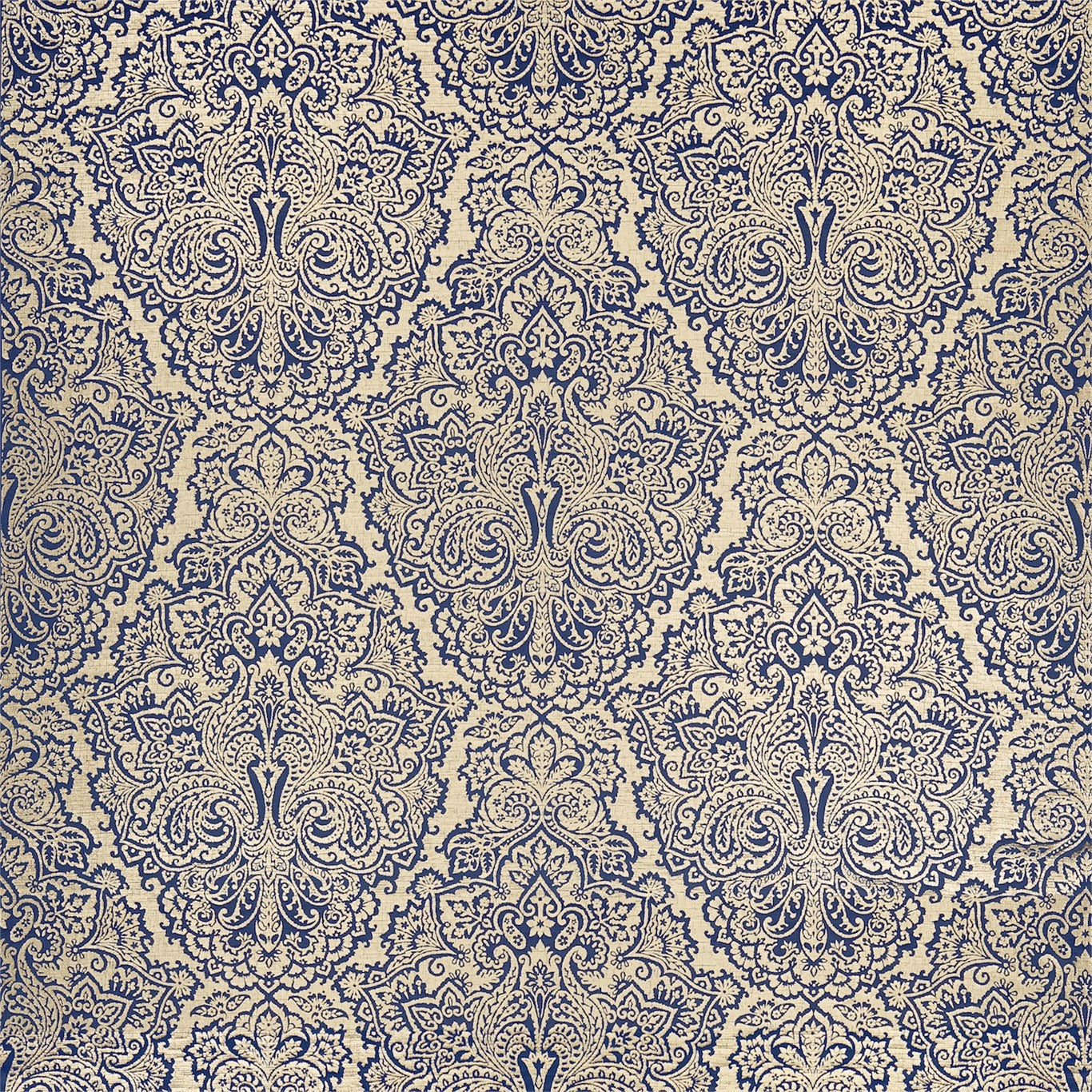 Aurelia Sapphire Fabric By Harlequin