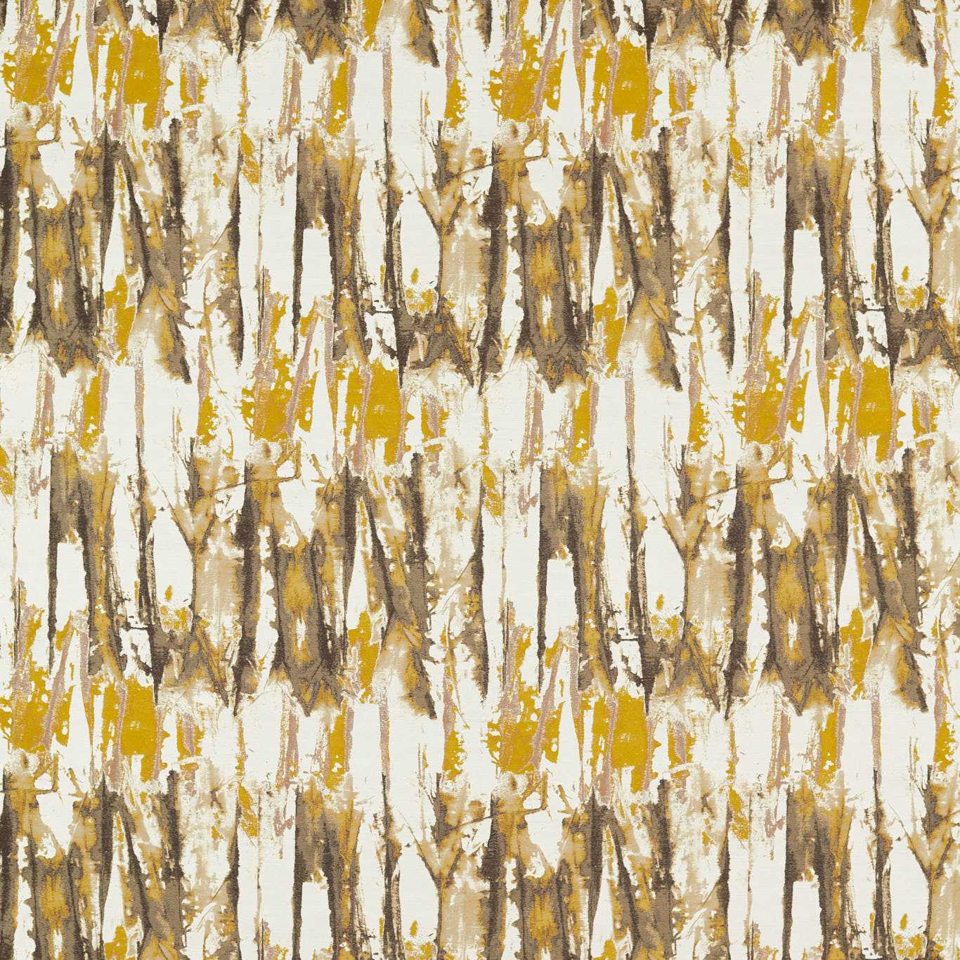 Eco Takara Ochre/Temple Grey Fabric By Harlequin