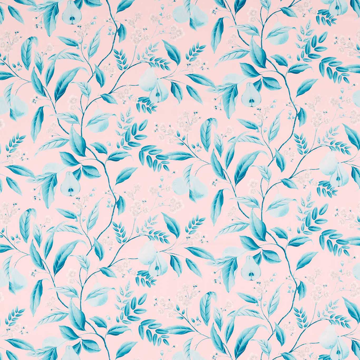 Marie Rose/ Lagoon Fabric By Harlequin x Diane Hill