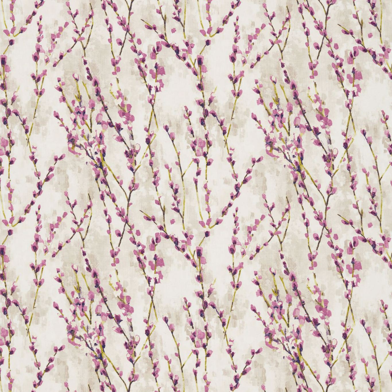 Salice Plum Fabric By Harlequin