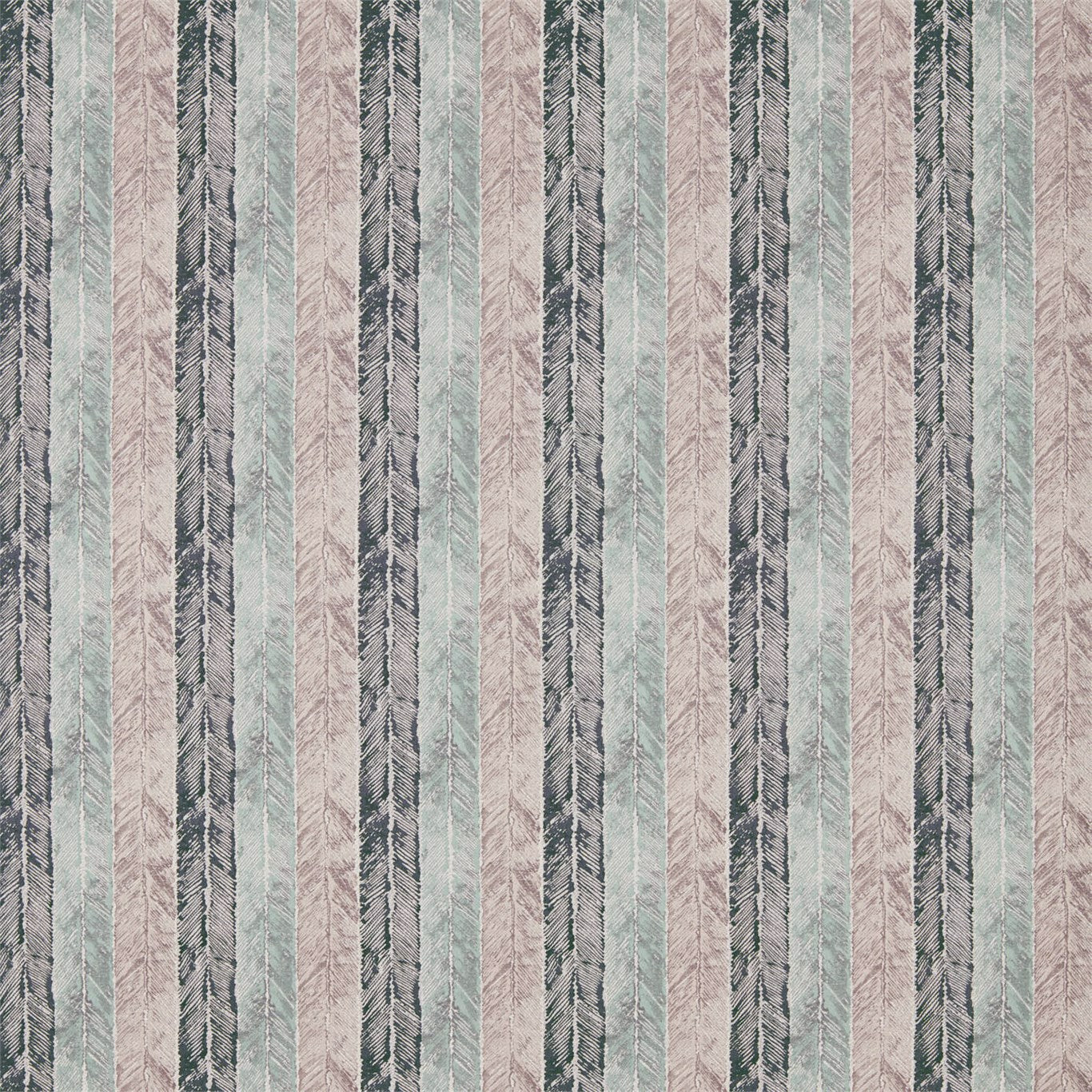 Walchia Nude/Seagrass/Charcoal Fabric By Harlequin