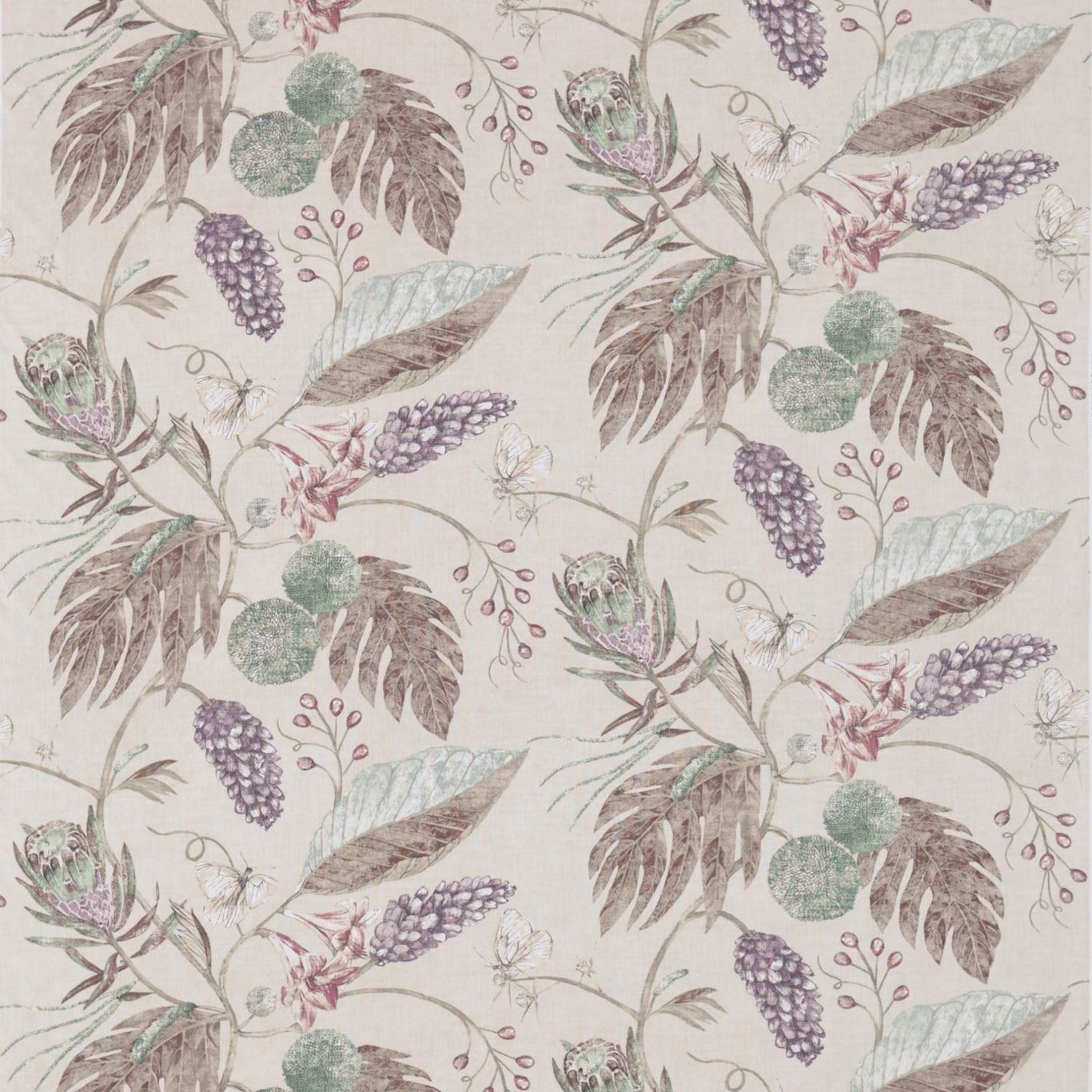 Amborella Heather/Linen Fabric By Harlequin