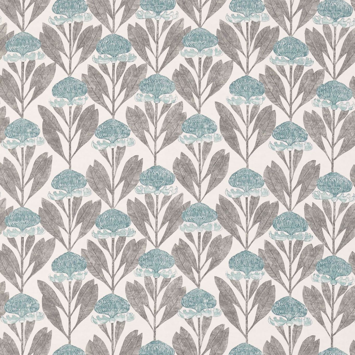 Protea Seaglass/Willow Fabric By Harlequin