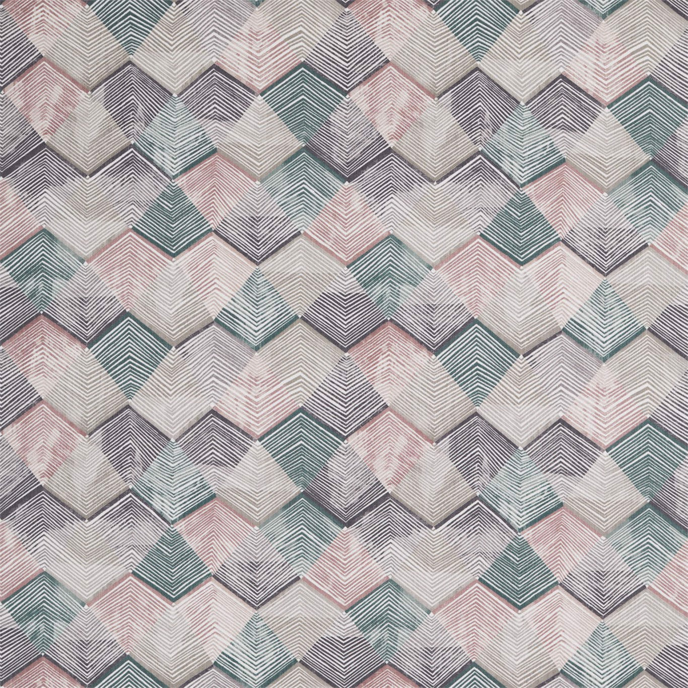 Rhythm Blush/Heather/Taupe Fabric By Harlequin