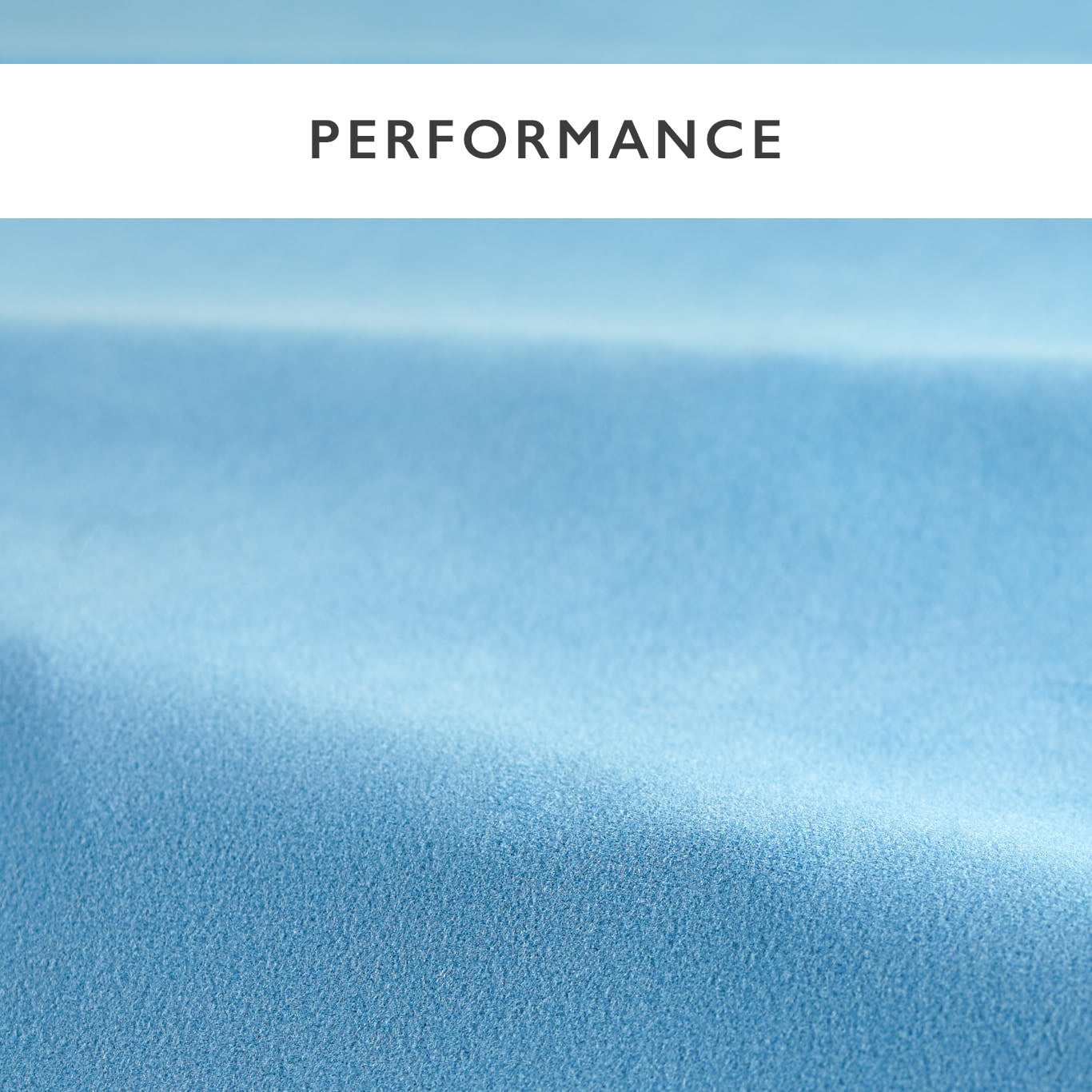 Performance Velvets Sky Fabric By Harlequin