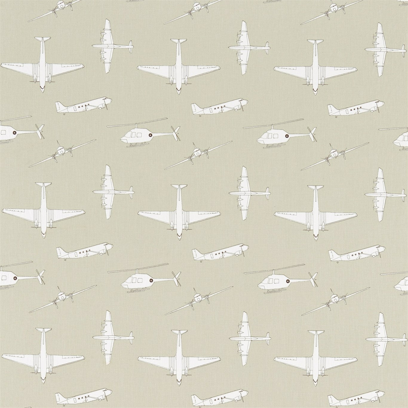 All About Me 130758 Chocks Away Fabric By Harlequin