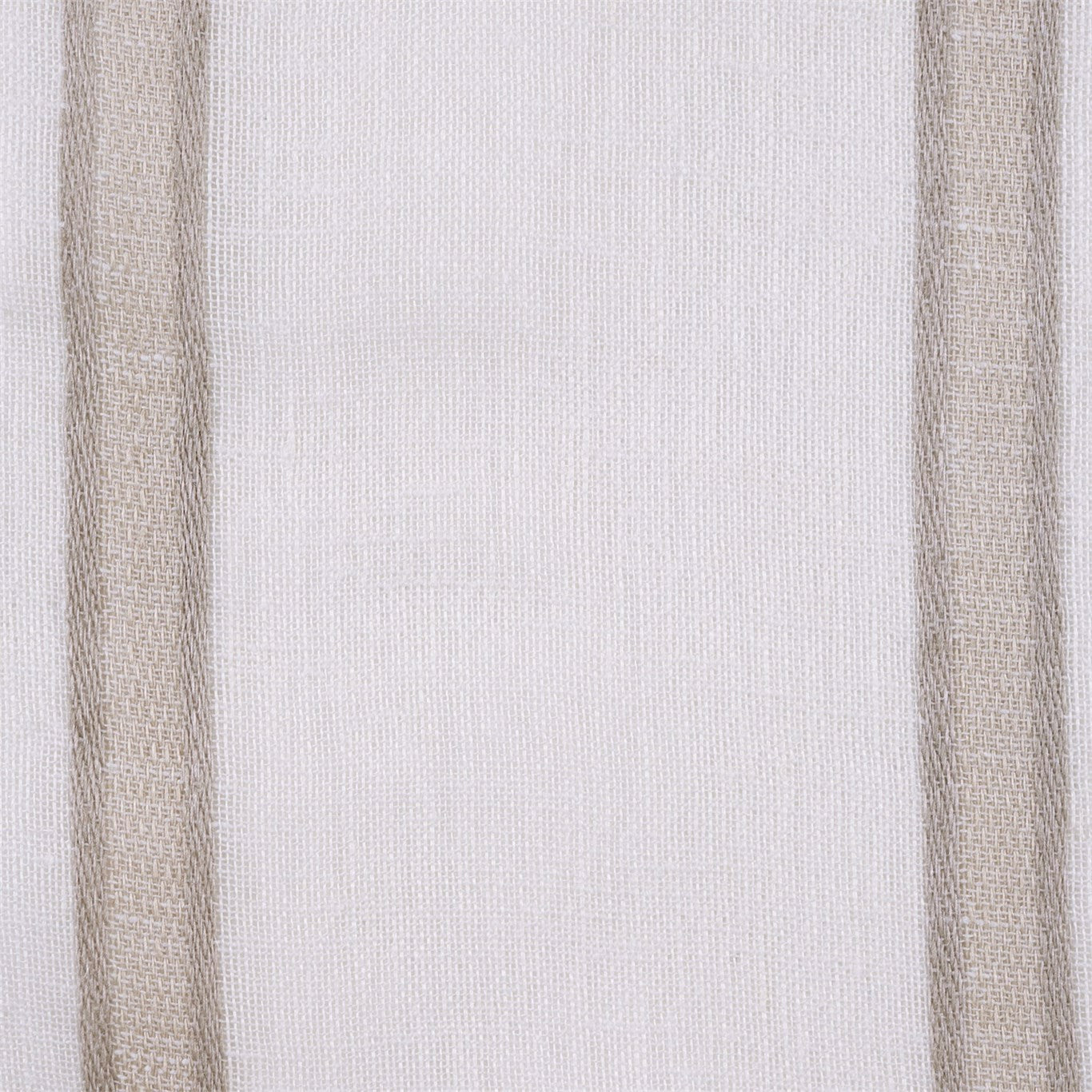 Purity Voiles Stone/Hessian/Ivory Fabric By Harlequin