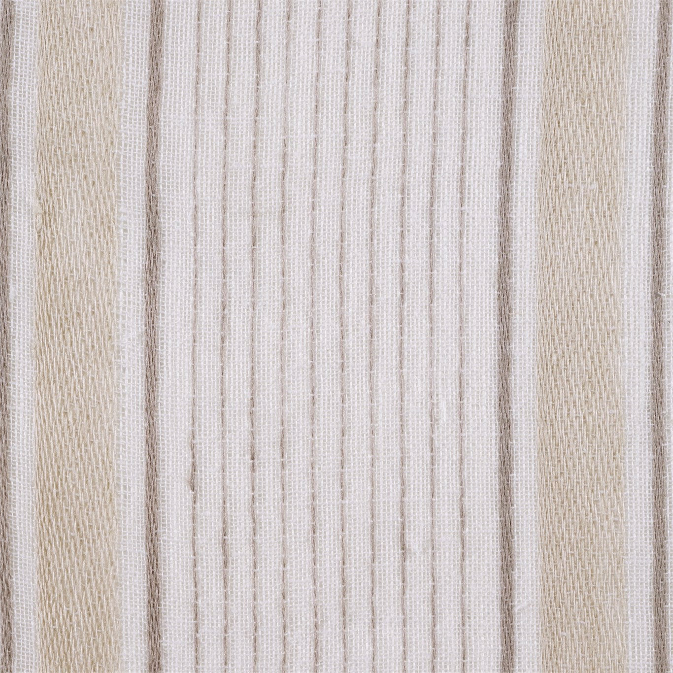 Purity Voiles Hemp/Ivory/Pebble Fabric By Harlequin