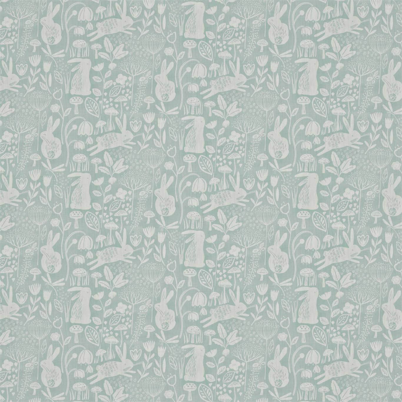 Into The Meadow Duck egg Fabric By Harlequin