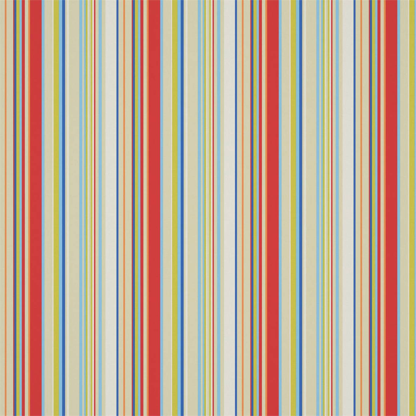 What a Hoot Fabrics 3248 Rush Strawberry/sailor blue/aqua/apple/neutral Fabric By Harlequin