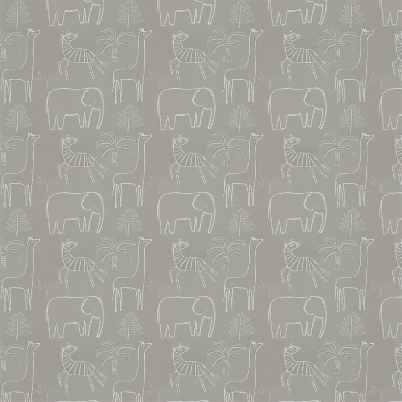 Funky Jungle Stone Fabric By Harlequin