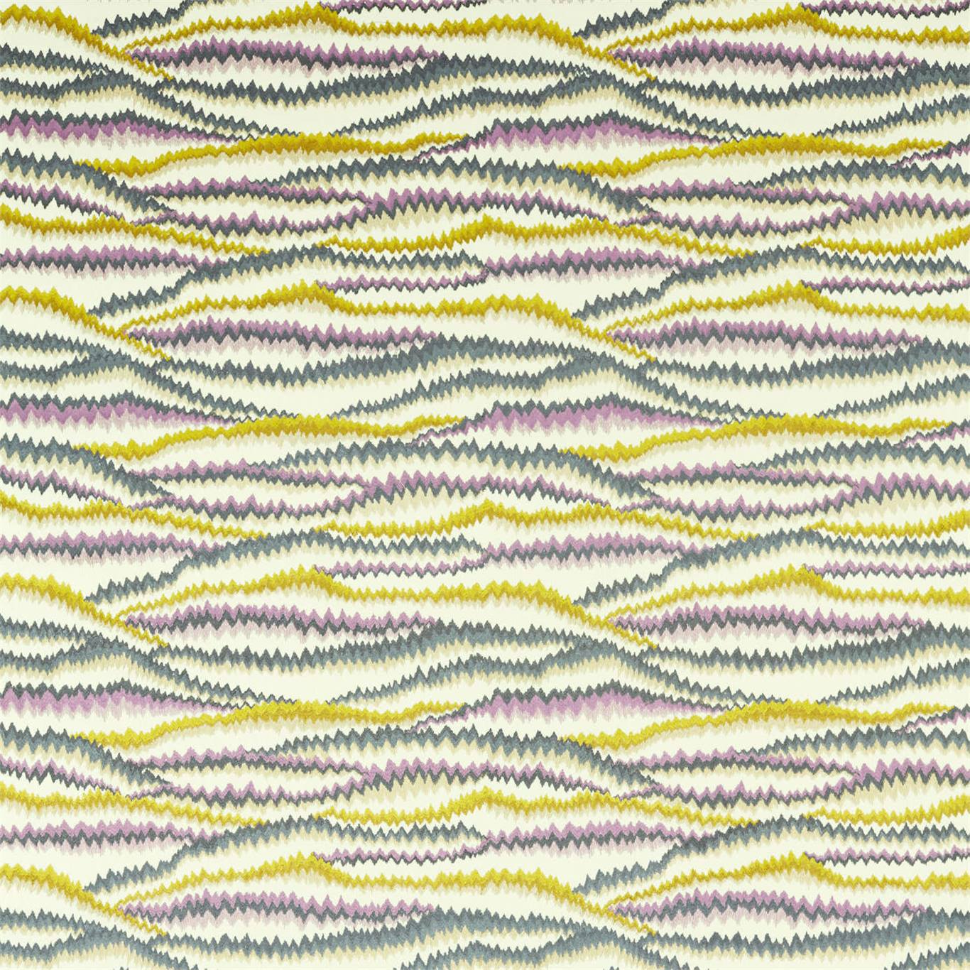 Tremolo Aubergine/Chartreuse Fabric By Harlequin