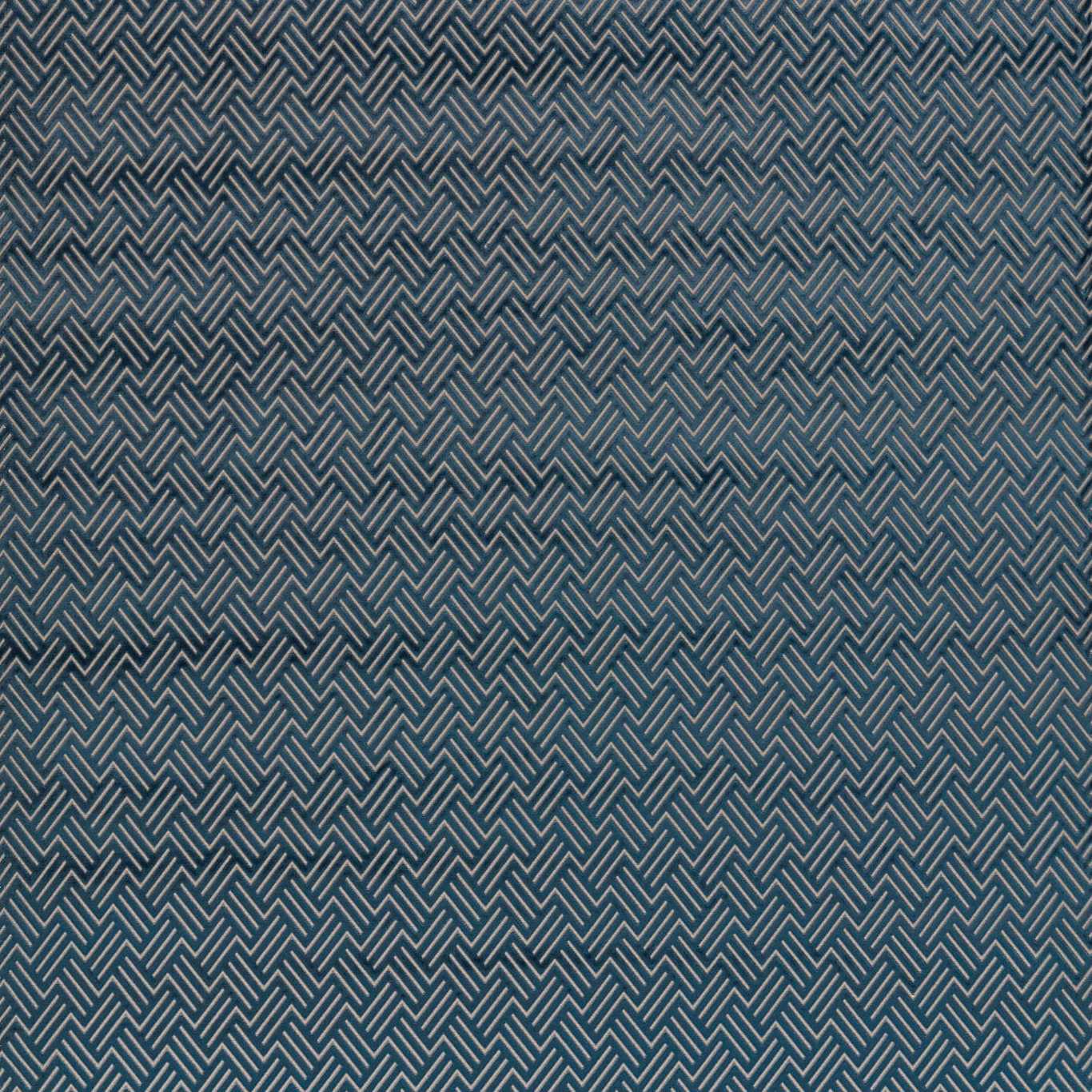 Triadic Coast Blue Fabric By Harlequin