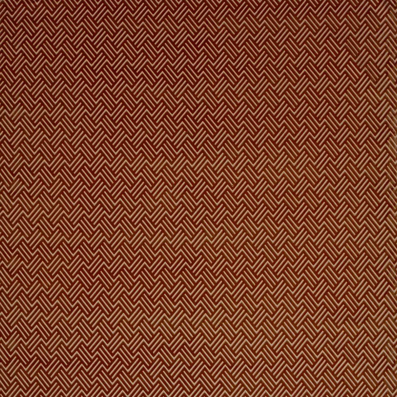 Triadic Burnt Umber Fabric By Harlequin